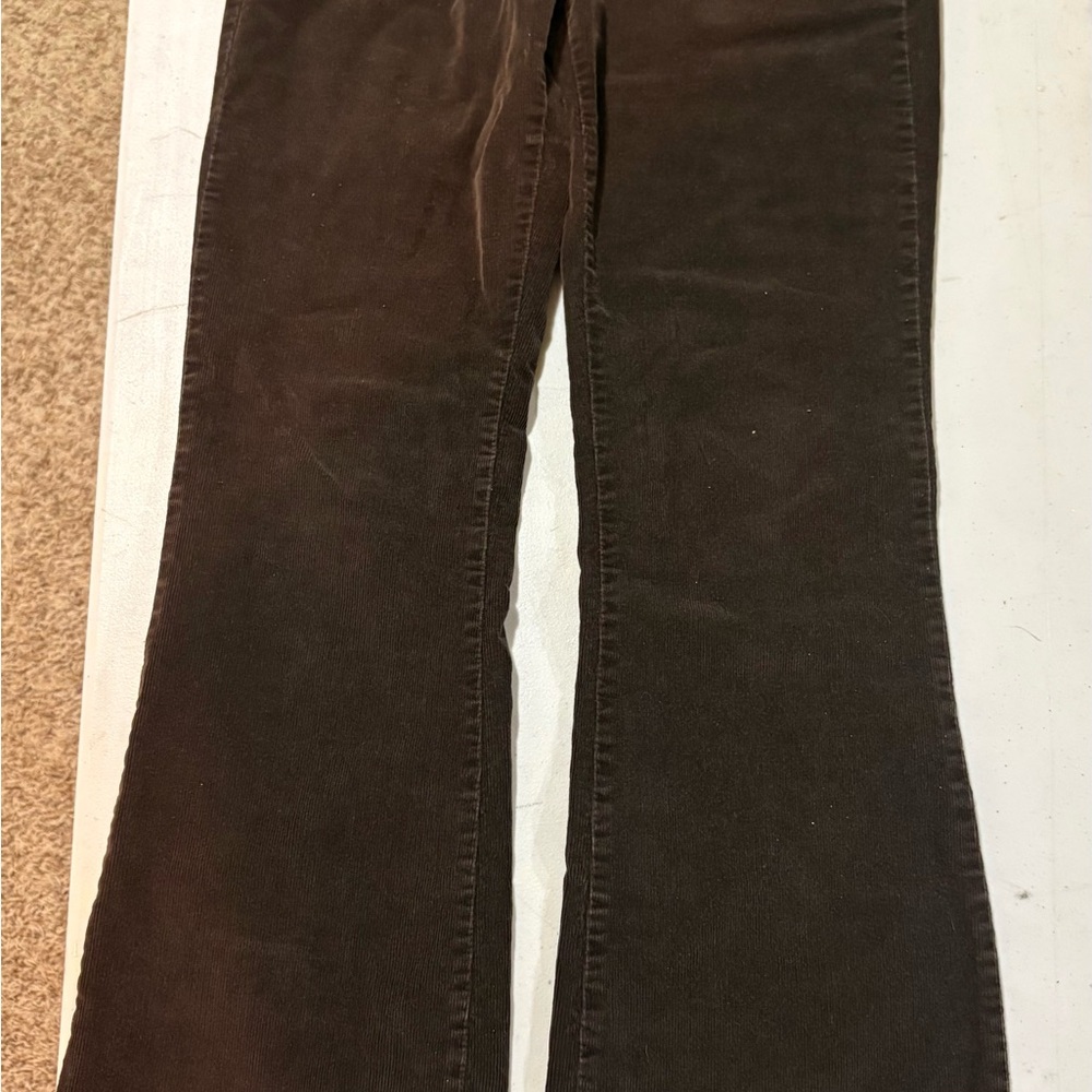 Levi's Dark Brown Corduroy Jeans | Slender Boot Cut  | Size 6 - Picture 2 of 10
